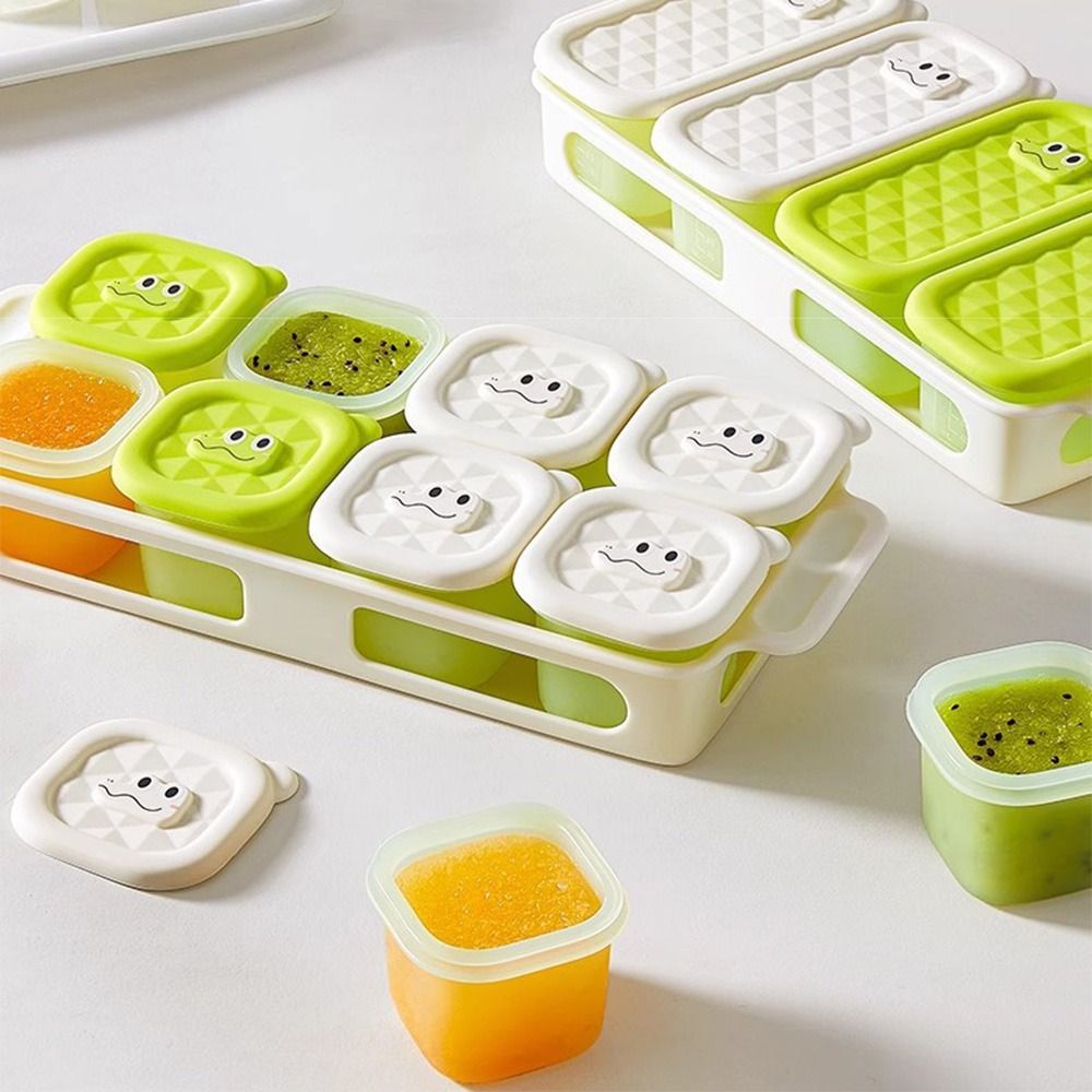 Baby Food Freezer Tray - 3/4/6 Grid Design Baby Food Freezer