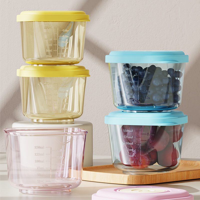 Baby Food Pouches Reusable - 6 Pcs Baby Food Storage Containers