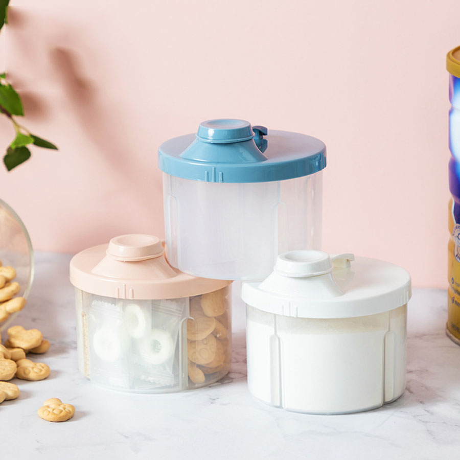 Baby Food Pouches Reusable - 4 Compartments Baby Food Storage Box