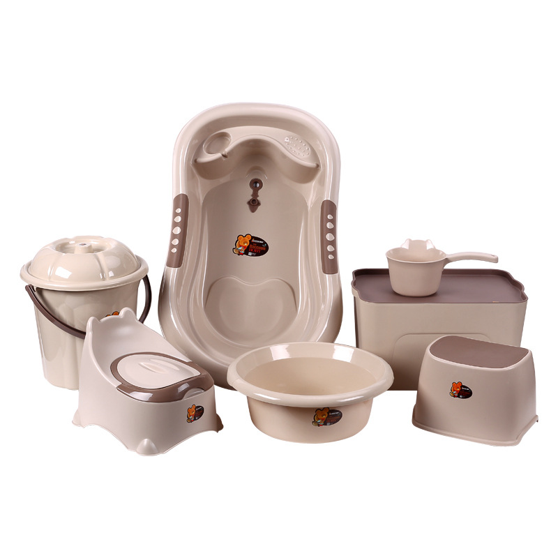 Baby Food Warmer Portable - Baby Bath Tub 7-Piece Set with