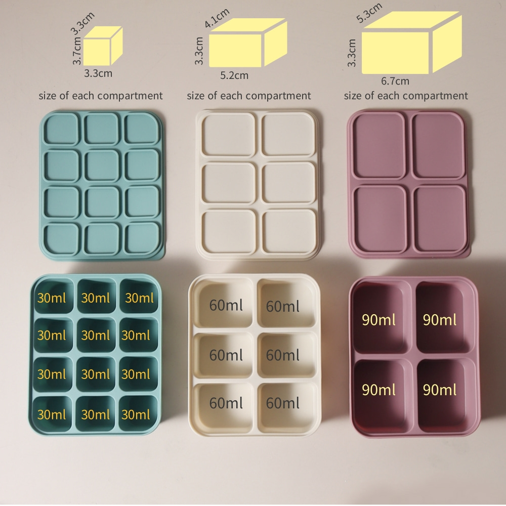 Baby Food Delivery - baby Ice Cube Tray Silicone with