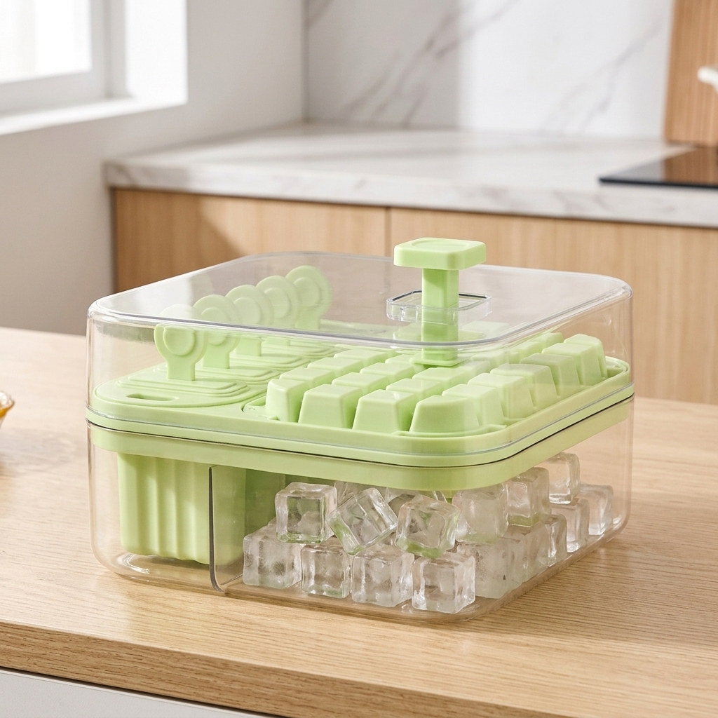 Baby Food Freezer Tray - Ice Cube Mold Versatile Baby Food