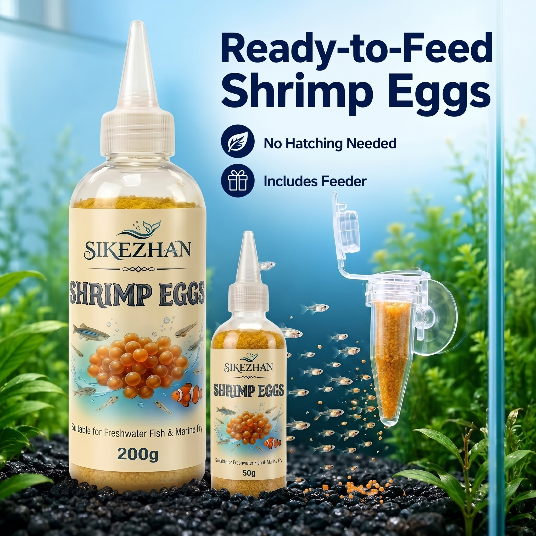 Complete Brine Shrimp Eggs & F - Baby Food Shrimp ulasan dan harga
