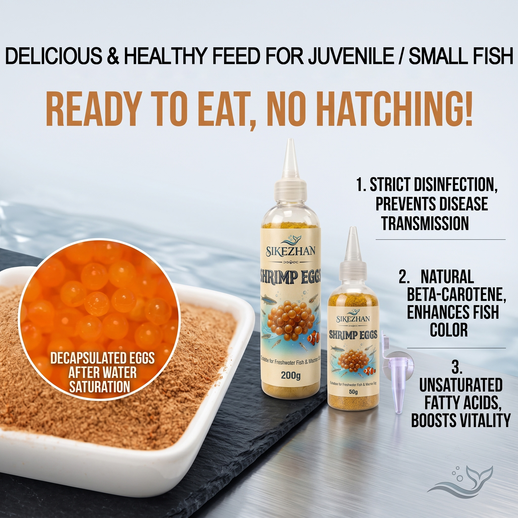 Complete Brine Shrimp Eggs & F - Baby Food Shrimp ulasan dan harga
