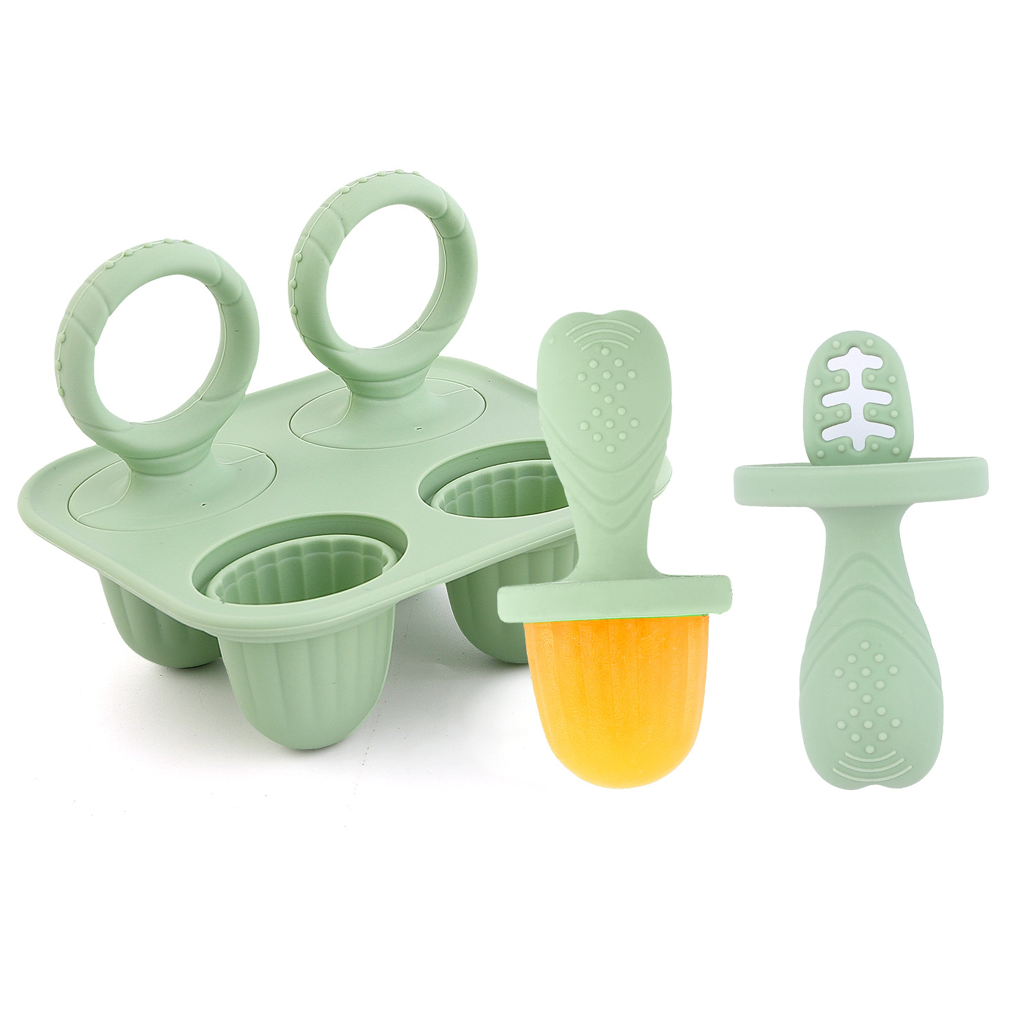 Baby Silicone Mold Set,Teethin - Baby Food Pouches Reusable ulasan dan harga
