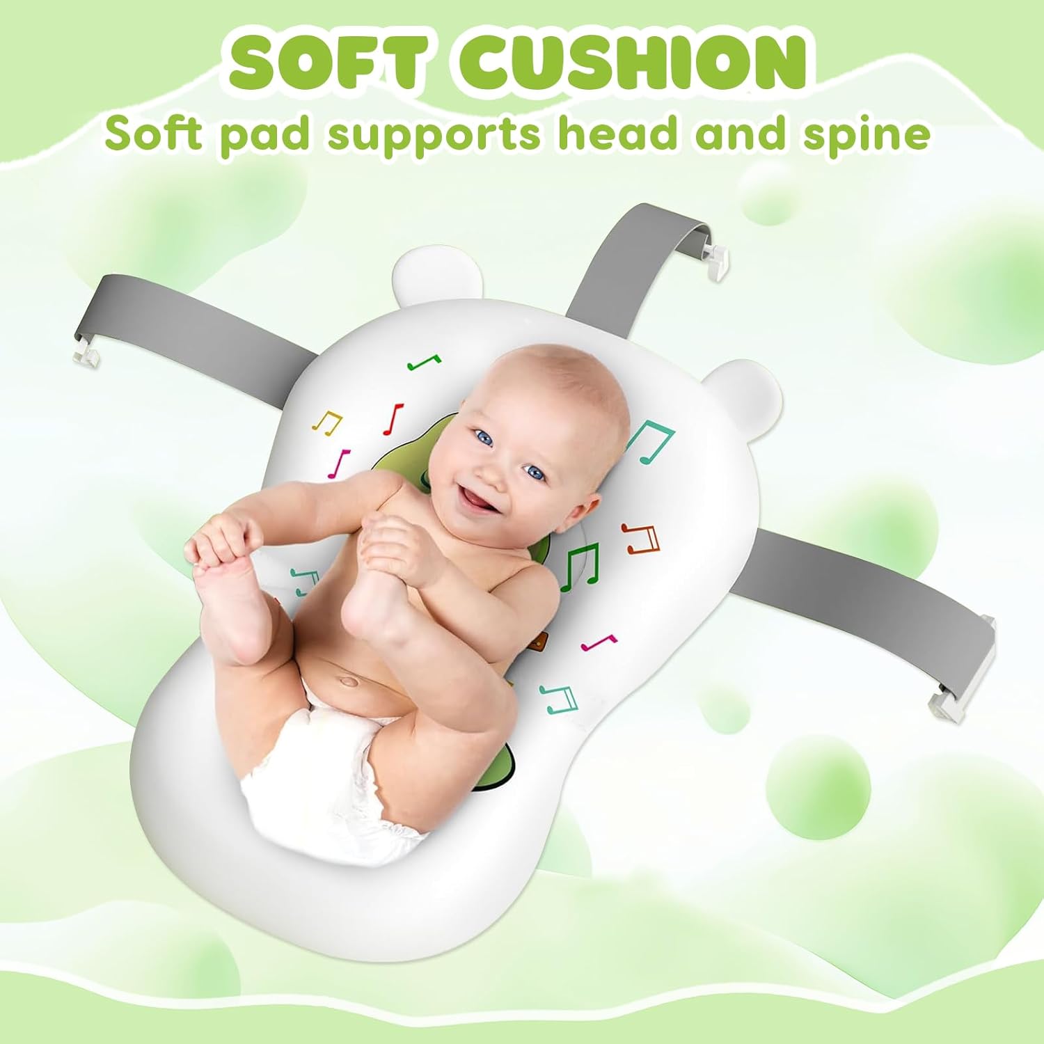 Baby Bath Tub with Bath Cushio - Baby Food Warmer Portable ulasan dan harga
