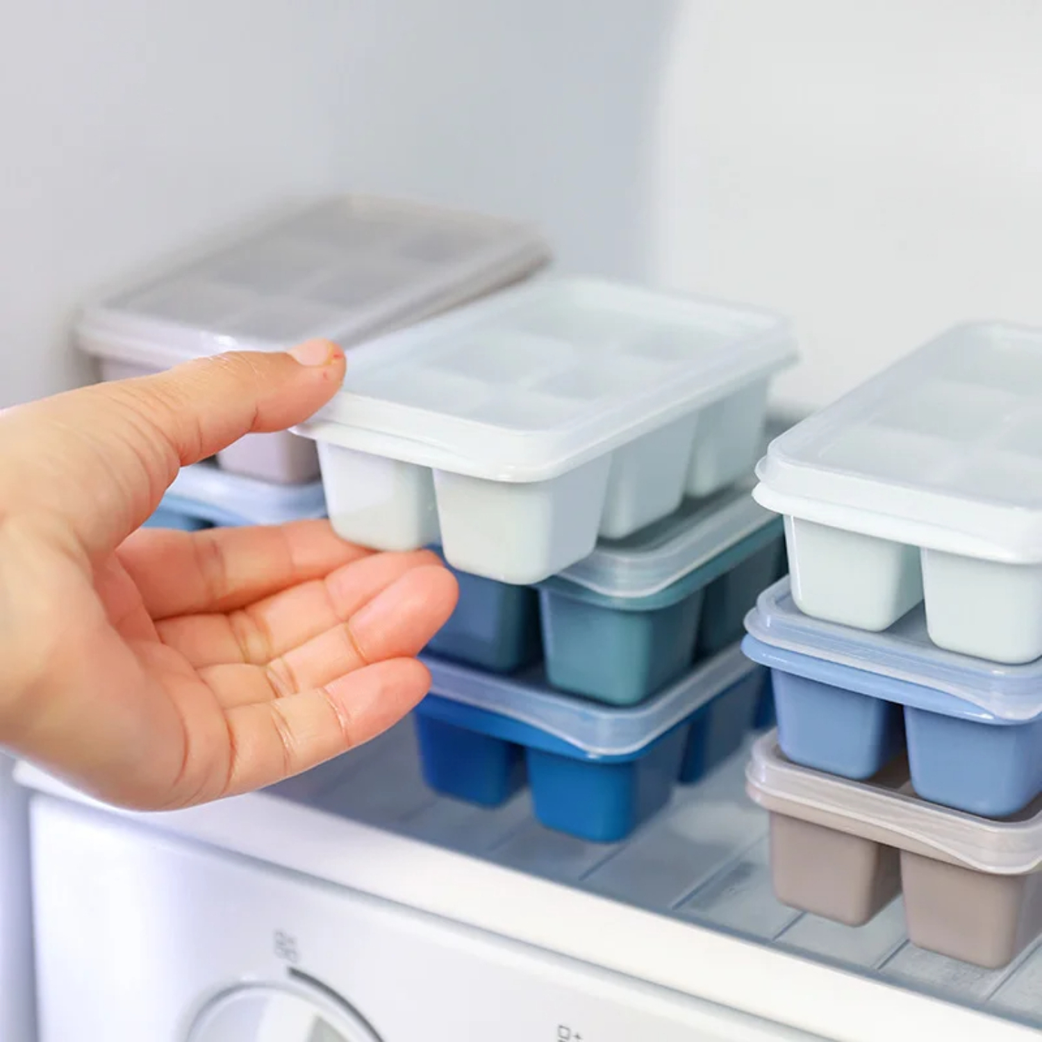 3Pack Silicone Ice Cube Trays  - Baby Food Freezer Tray ulasan dan harga