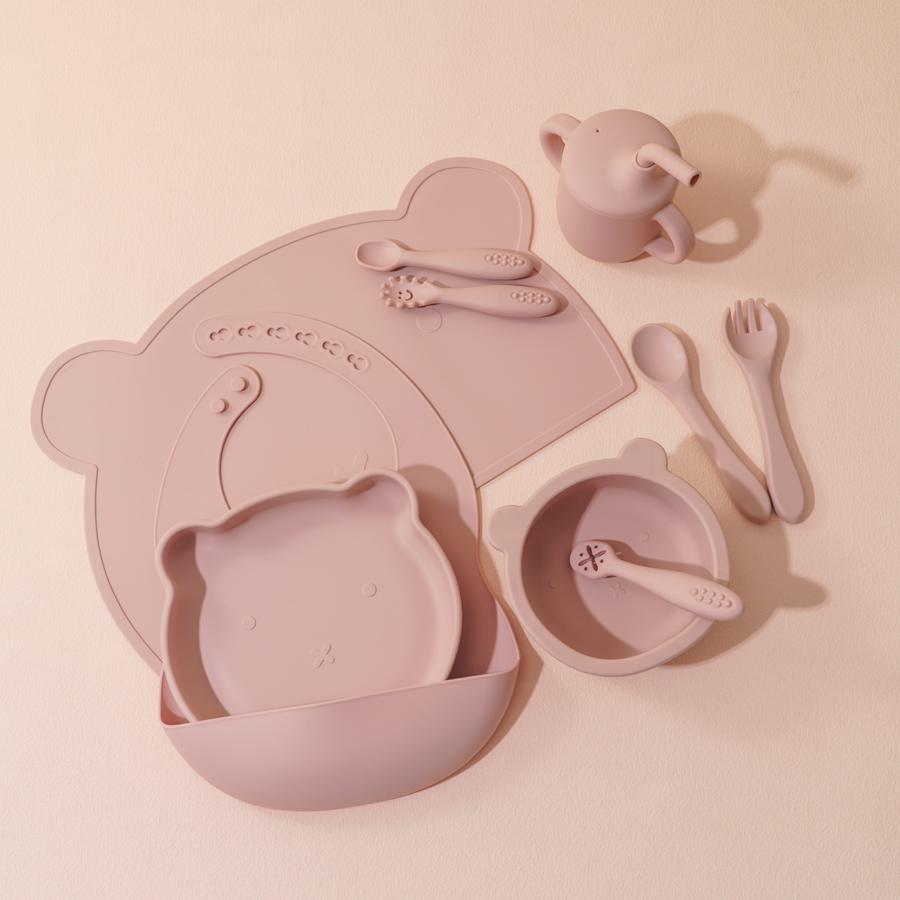 8PCS Silicone Baby Feeding Set - Baby Food Chopper ulasan dan harga