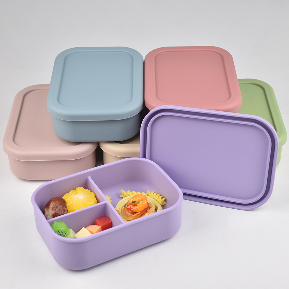 3-Compartment Food Grade Silic - Baby Food Delivery ulasan dan harga