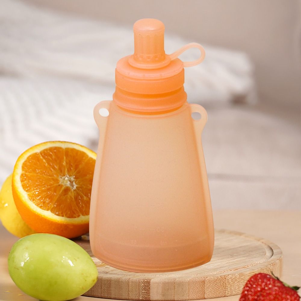 BPA Free Silicone Baby Food Po - Baby Food Pouches Reusable ulasan dan harga