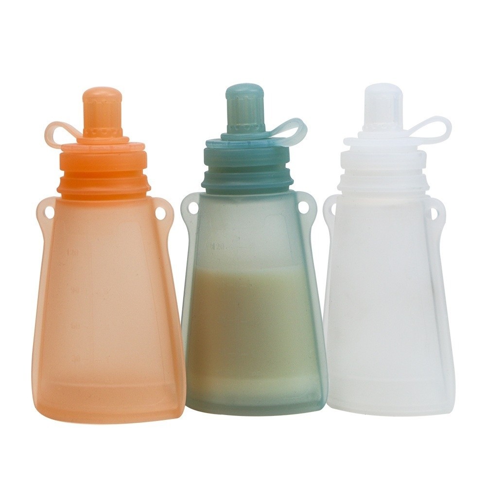 BPA Free Silicone Baby Food Po - Baby Food Pouches Reusable ulasan dan harga