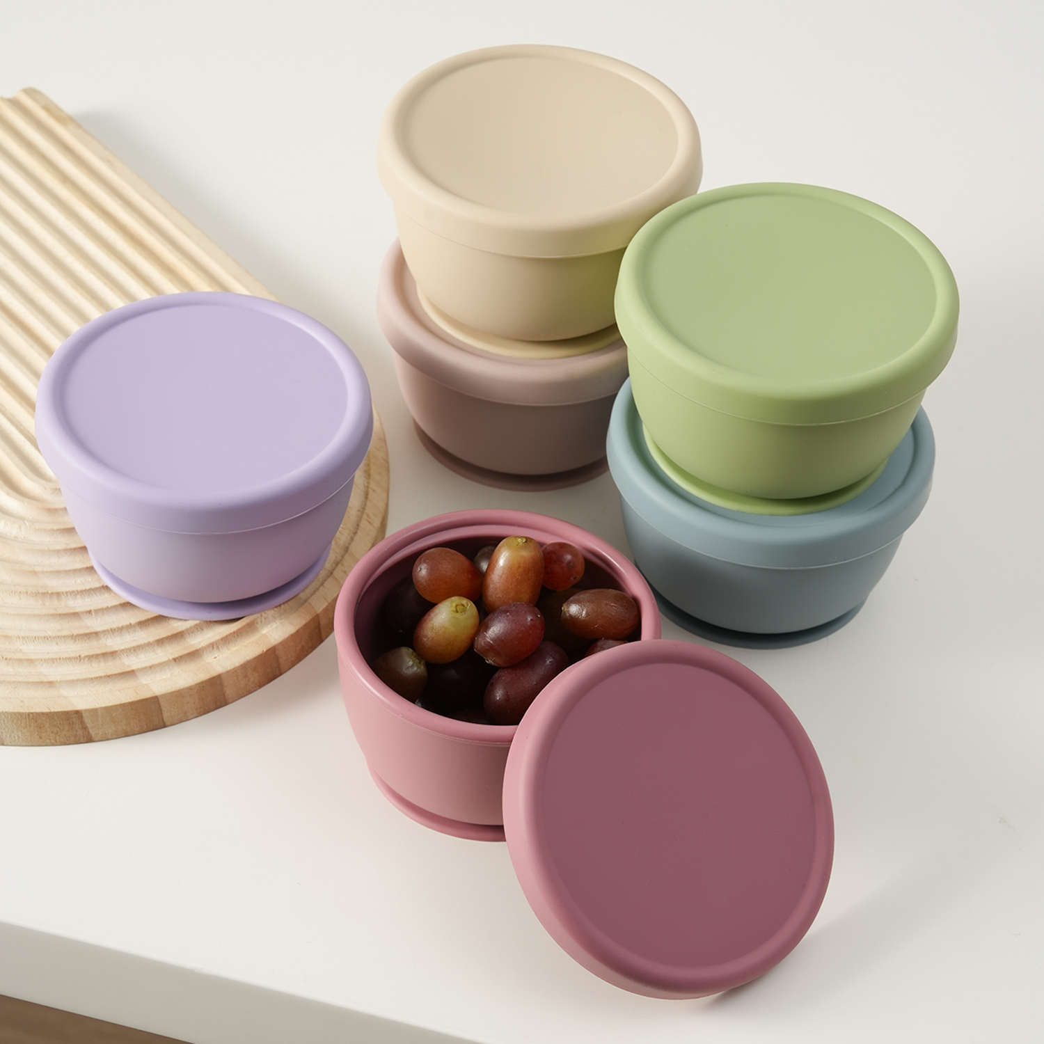 1PC Silicone Baby Feeding Bowl - Baby Food Delivery ulasan dan harga