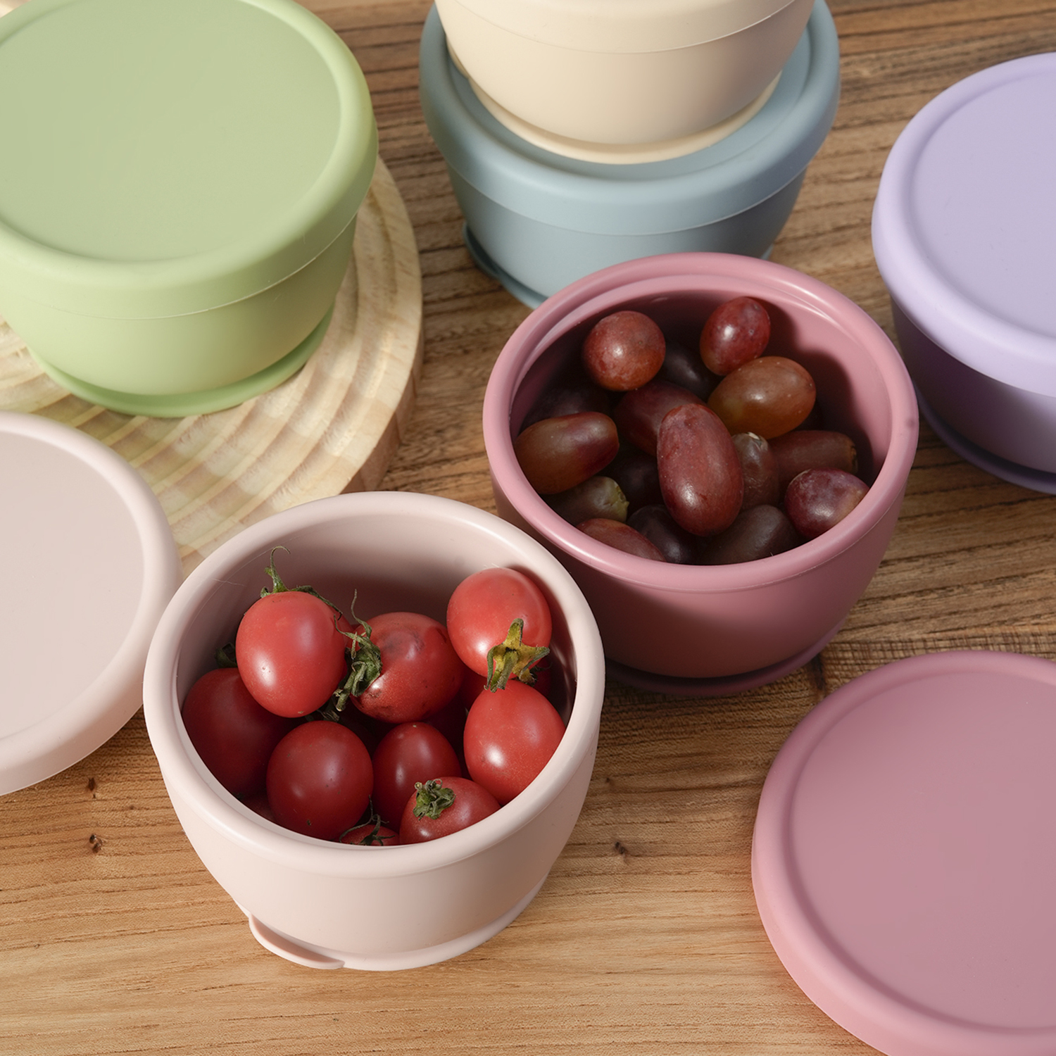 1PC Silicone Baby Feeding Bowl - Baby Food Delivery ulasan dan harga