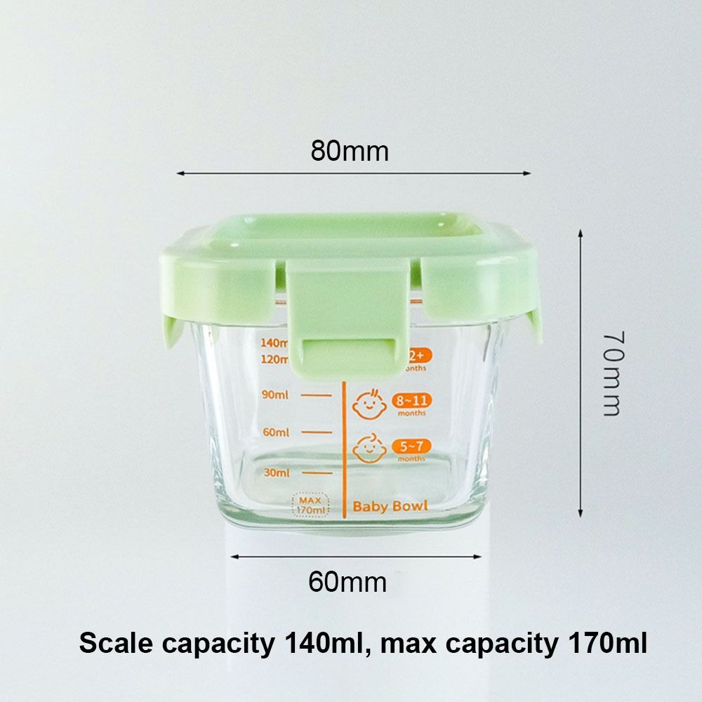 Simple 170ml Food Storage Box  - Baby Food Jars ulasan dan harga