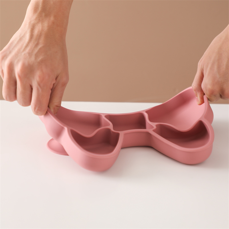 Baby Silicone Dining Plate Bow - Baby Food Chopper ulasan dan harga