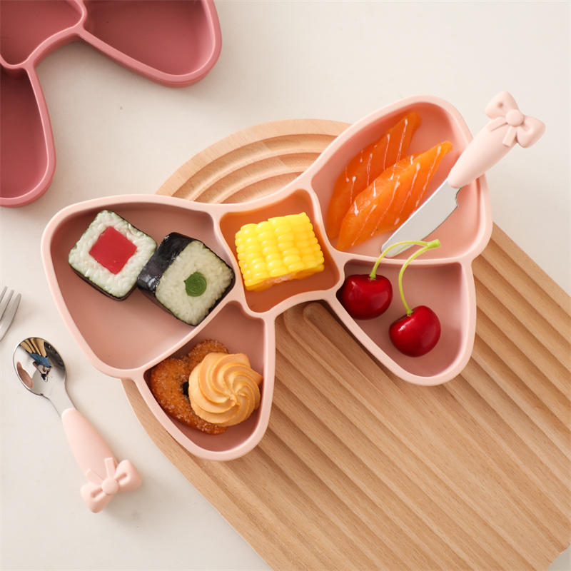 Baby Silicone Dining Plate Bow - Baby Food Chopper ulasan dan harga
