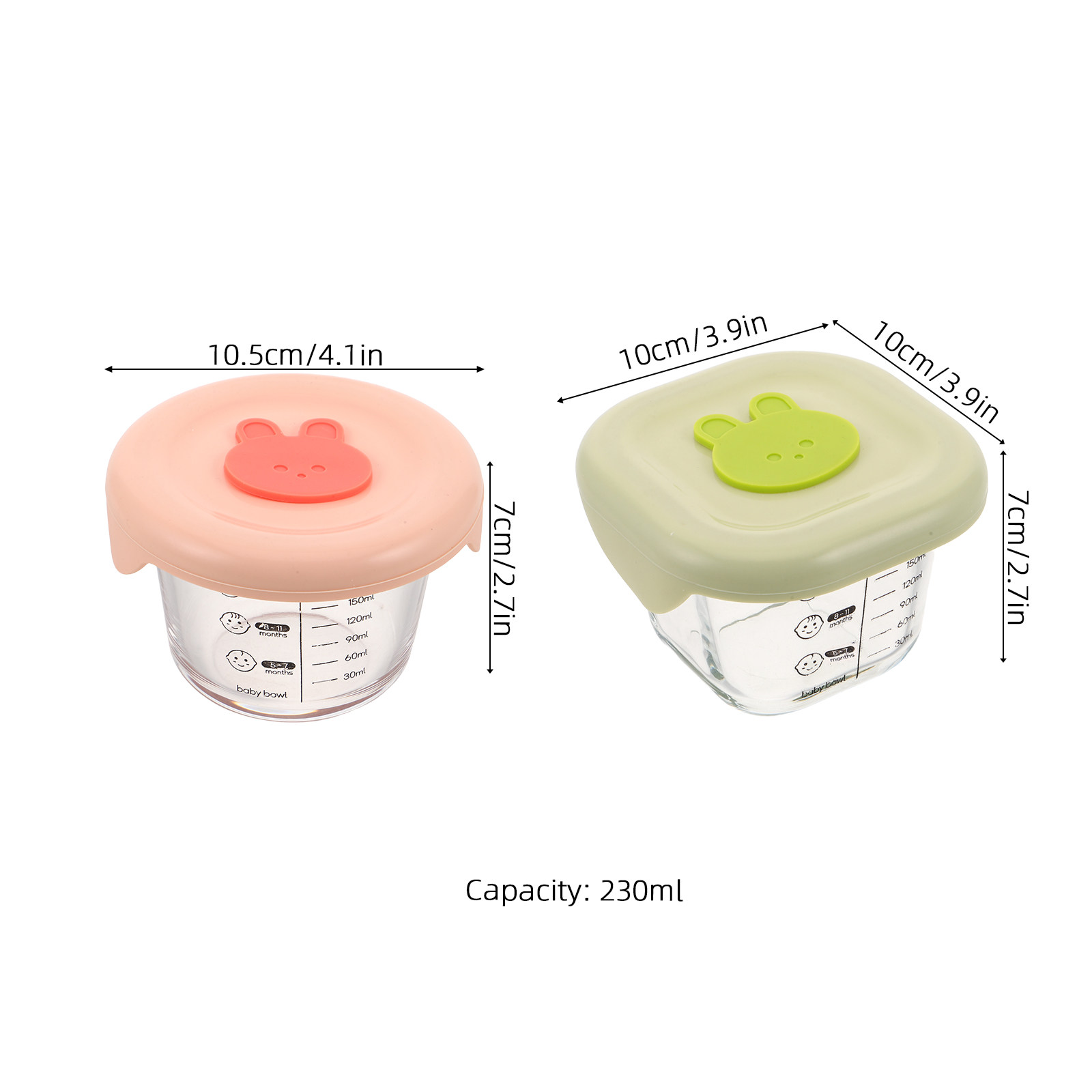 2Pcs Reusable Baby Food Storag - Baby Food Jars ulasan dan harga