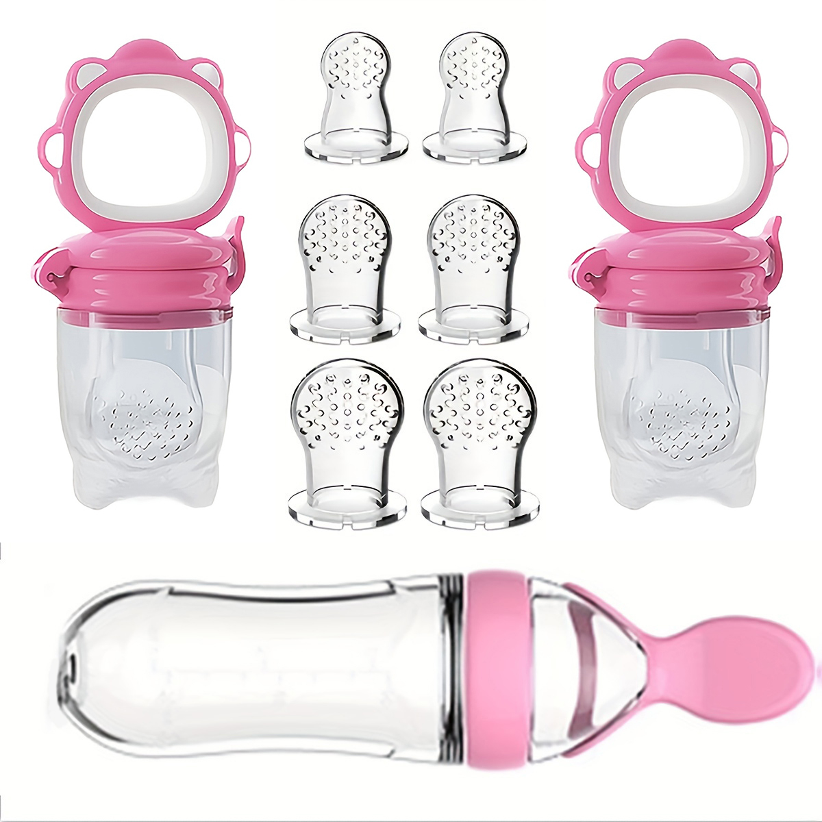 9pcs Feeding Cutlery: 1 Silico - Baby Food Jars ulasan dan harga