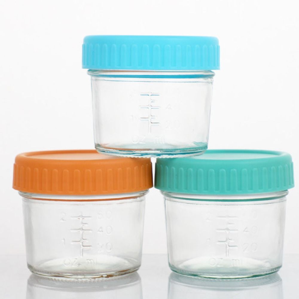 6pcs Mason Jar Glass Baby Food - Baby Food Jars ulasan dan harga