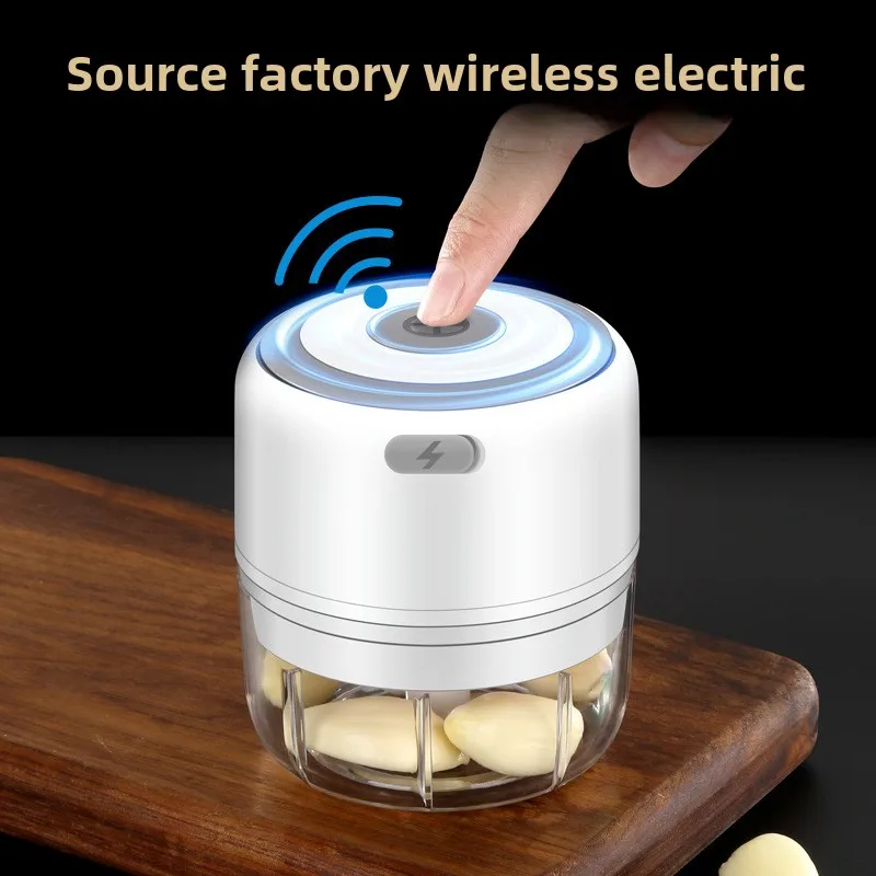 Electric Mini Garlic Chopper 1 - Baby Food Chopper ulasan dan harga