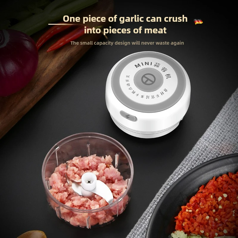 Electric Mini Garlic Chopper 1 - Baby Food Chopper ulasan dan harga
