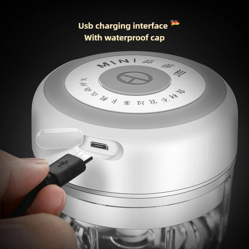 Electric Mini Garlic Chopper 1 - Baby Food Chopper ulasan dan harga