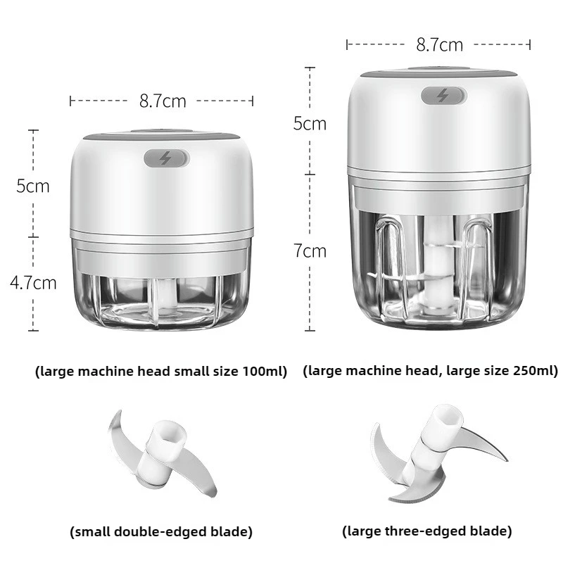Electric Mini Garlic Chopper 1 - Baby Food Chopper ulasan dan harga