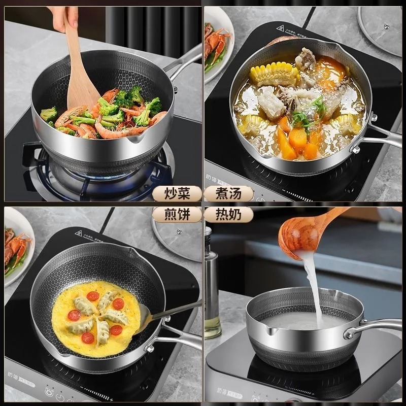 316 Stainless Steel Snow Flat  - Baby Food Stew ulasan dan harga