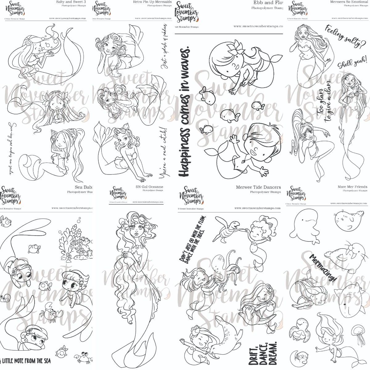 2026 New Clear Stamp Set - Sea - Baby Food Fruits ulasan dan harga