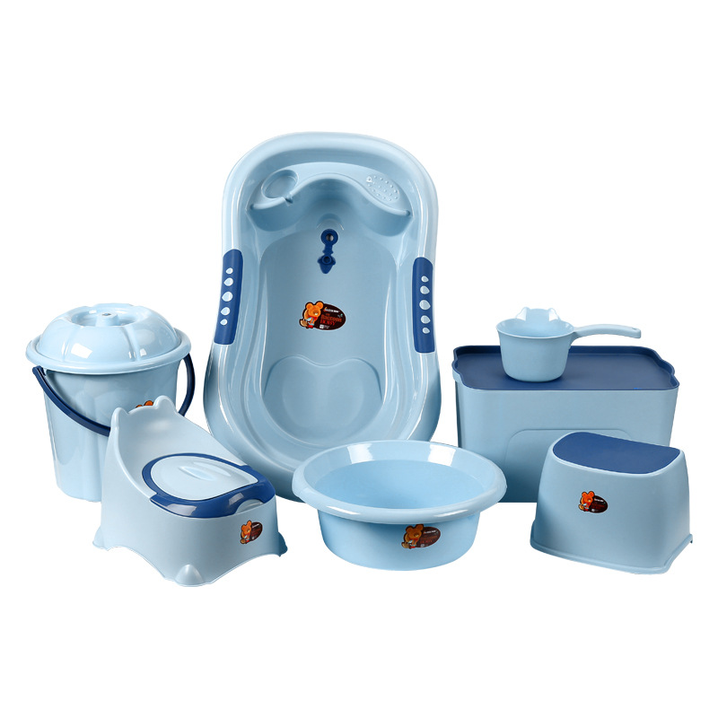 Baby Bath Tub 7-Piece Set with - Baby Food Warmer Portable ulasan dan harga
