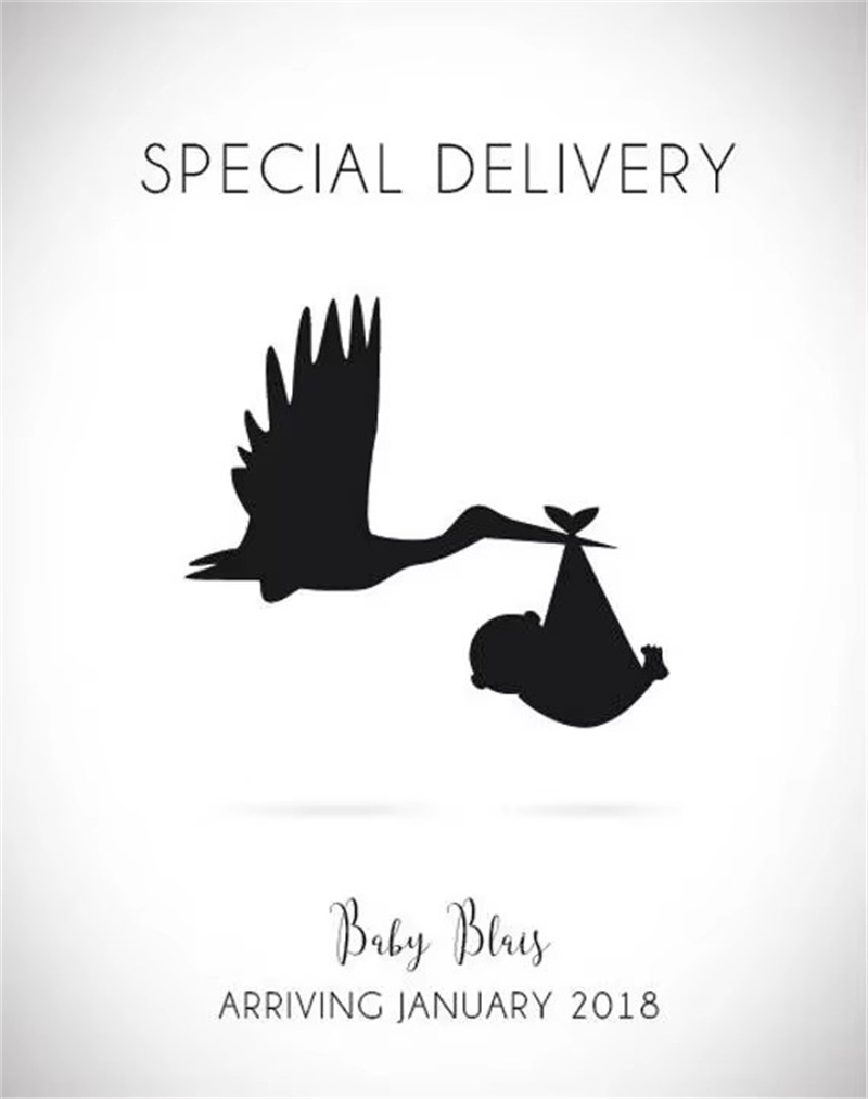 custom 10pcs Baby Announcement - Baby Food Delivery ulasan dan harga