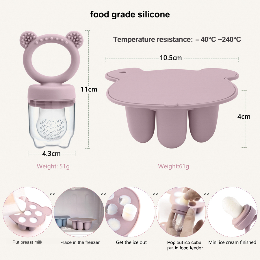 Baby Ice Cream Pops Silicone M - Baby Food Delivery ulasan dan harga