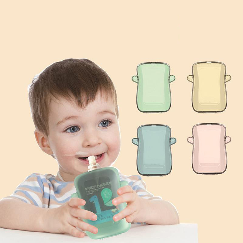 Self-Feeding Baby Food Pouch H - Baby Food Pouches Reusable ulasan dan harga