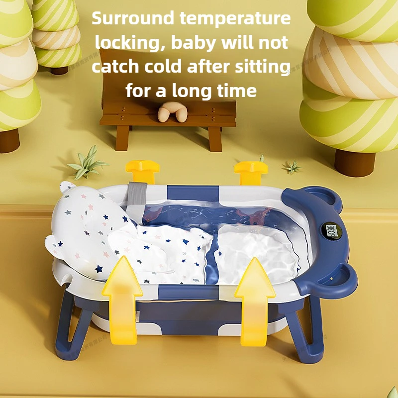 Foldable Baby Bath Tub Intelli - Baby Food Warmer Portable ulasan dan harga
