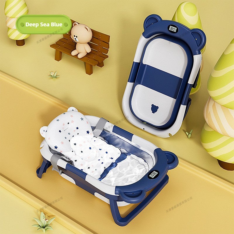 Foldable Baby Bath Tub Intelli - Baby Food Warmer Portable ulasan dan harga