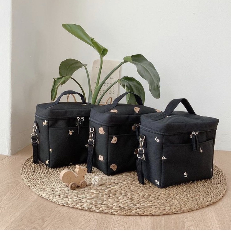 Bear Embroidery Baby Stroller  - Baby Food Thermos ulasan dan harga