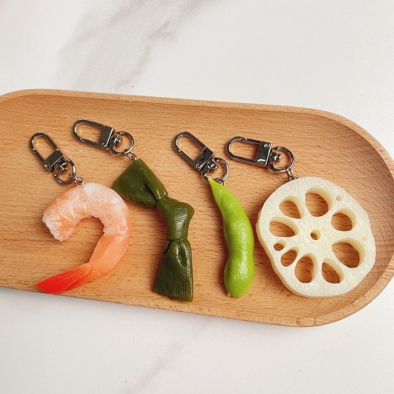 Simulation Food Keychain Brais - Baby Food Shrimp ulasan dan harga
